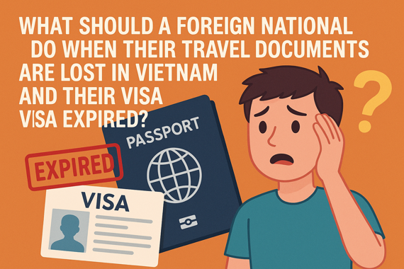 What should foreigners do in Vietnam in case losing travel documents?